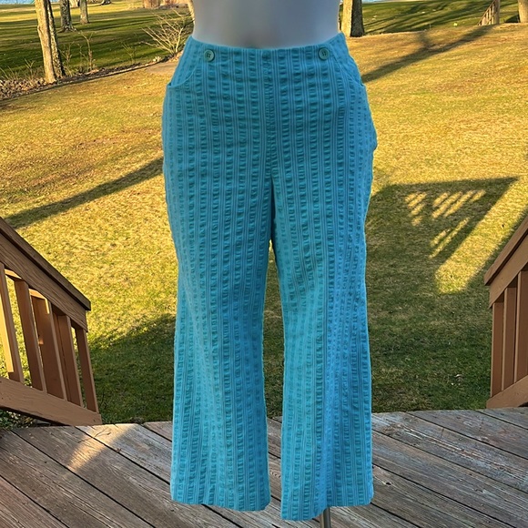 Talbots cotton-blend ankle-length sailor-style pant 12–14 - Picture 1 of 10